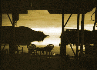 R/V Bering Explorer View Out 
		The Back Deck @ 1am Alaska